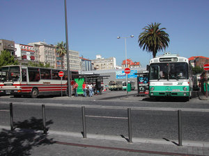 ポルトガルのバス停
